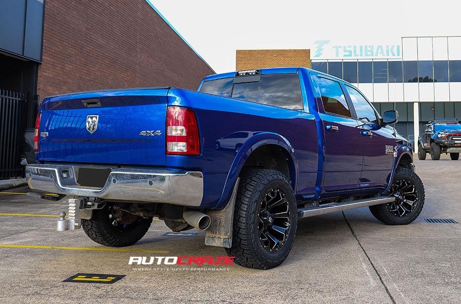 DODGE RAM ASSAULT GLOSS BLACK MILLED ACCENTS